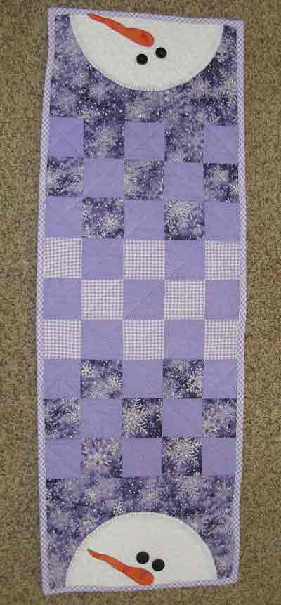 Holly's January tablerunner example